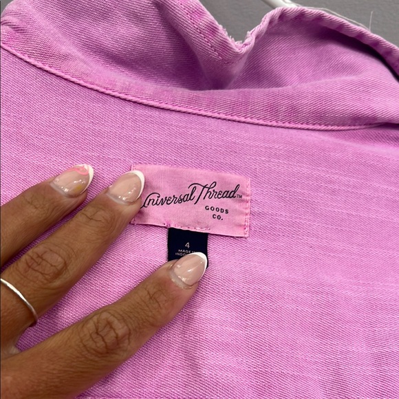 Universal Thread Pink Buttoned Jumpsuit - Picture 6 of 6